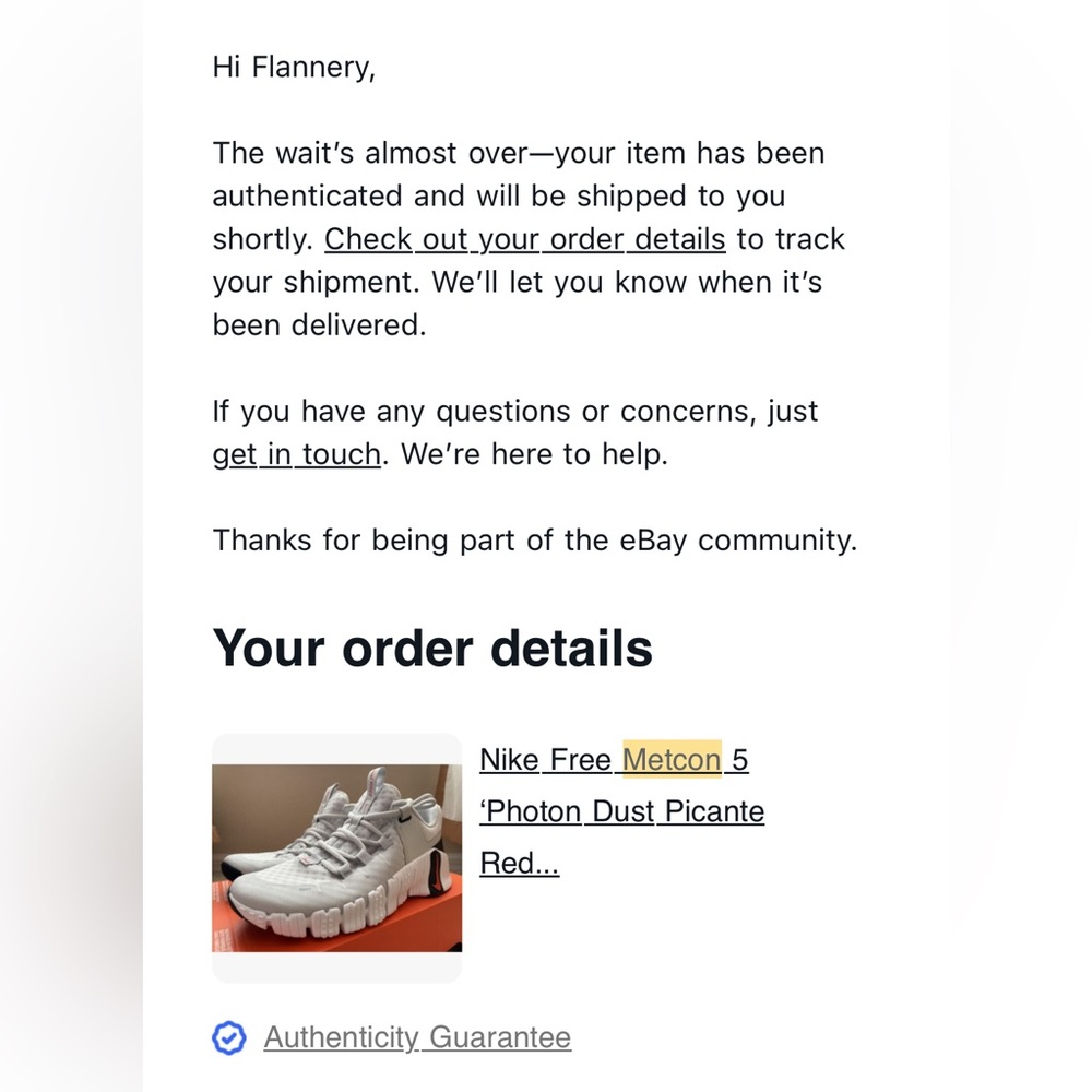 Nike Metcon 5 Women’s Gym Shoes 9.5 US Women’s Size - Picture 8 of 8